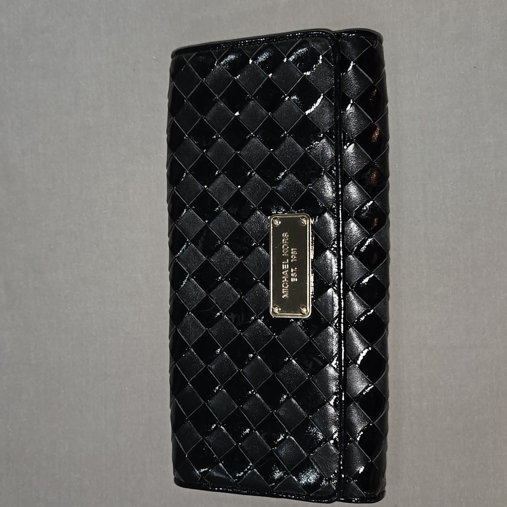Michael Kors Black Quilted Wallet
